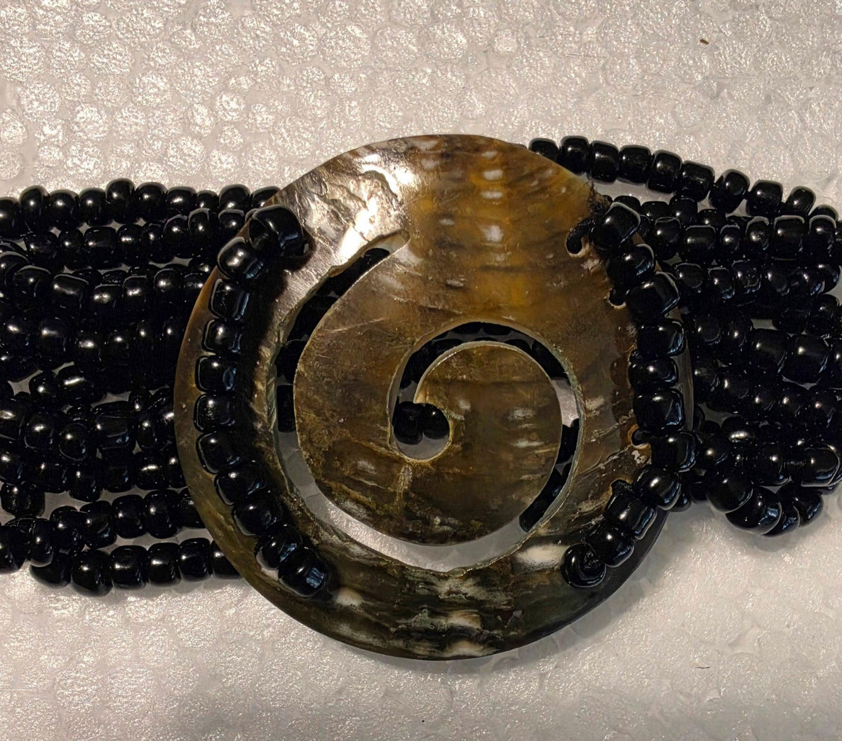 Spiral Shell Necklace and Bracelet