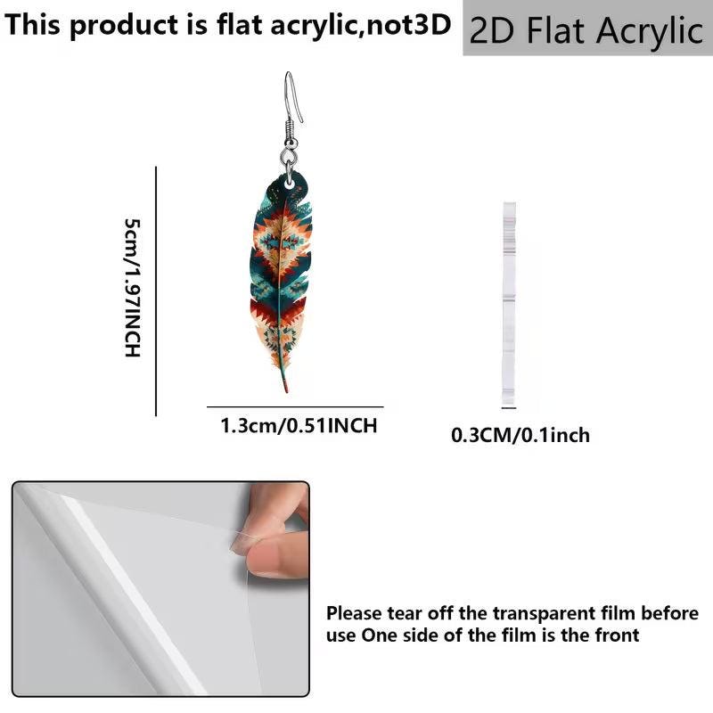 Native Print Earrings