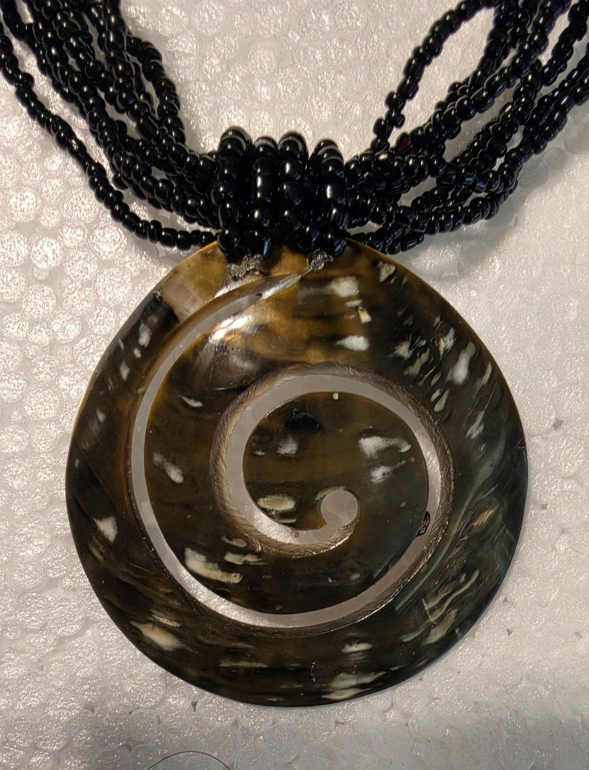 Spiral Shell Necklace and Bracelet