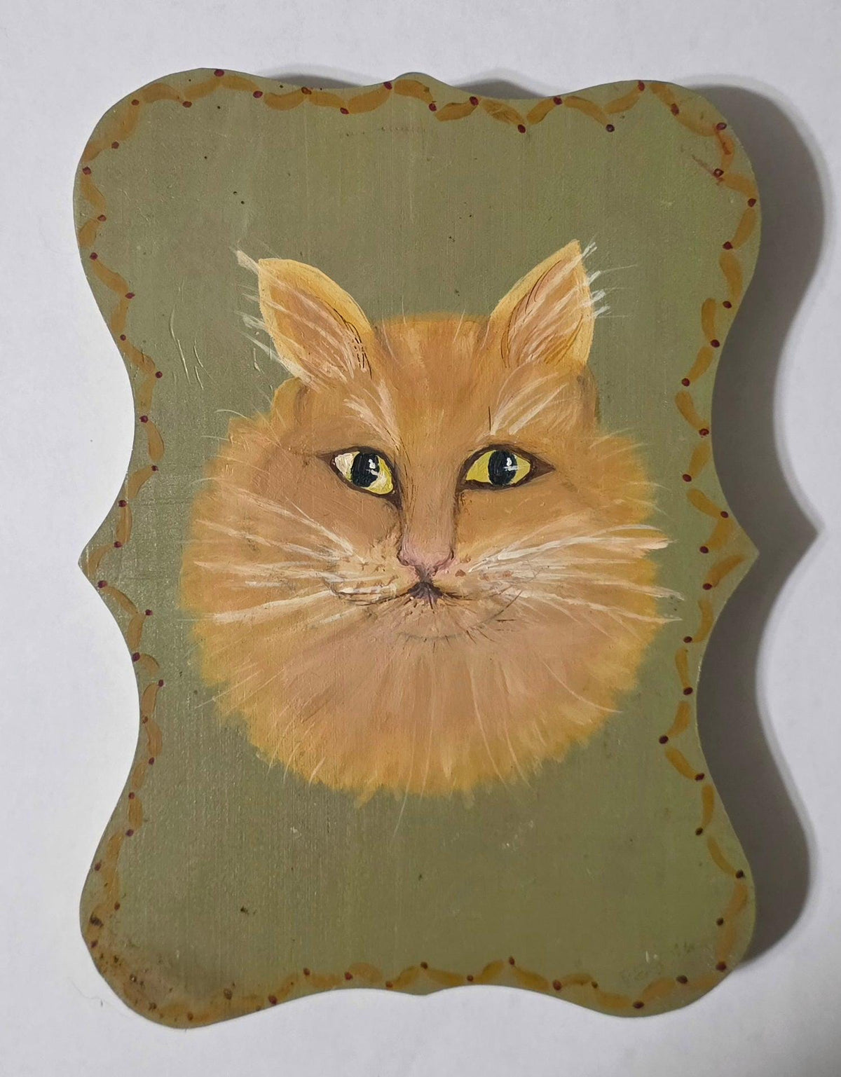 Hand-painted cat