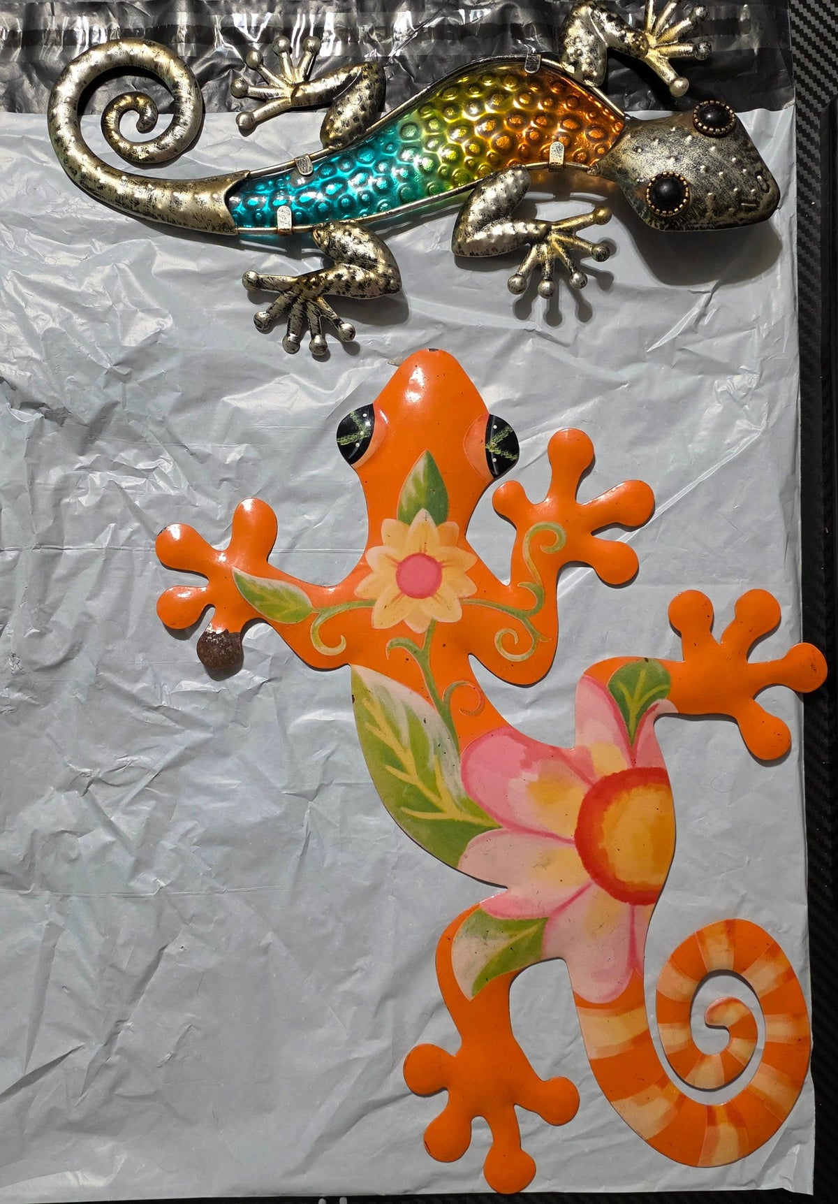 Lizard/gecko wall art pieces
