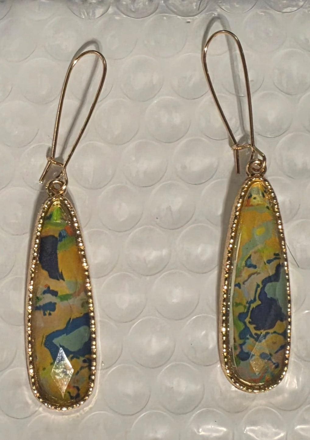 Watercolored Dingle earrings